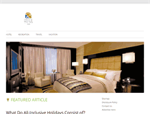 Tablet Screenshot of doningtonhotels.com